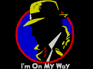 Dick Tracy title screen for ZX Spectrum